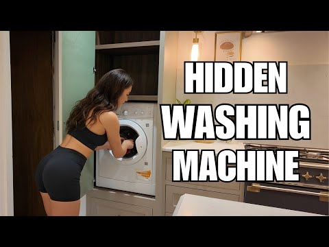 DIY Washing machine in-frame cabinet from scratch