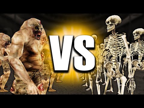 30 Lame Corpruses vs 30 Skeleton Archers | Morrowind NPC Battle