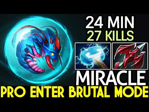 MIRACLE [Weaver] When Pro Enter Brutal Mode 1 Kill Per Min Dota 2