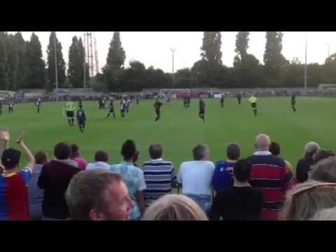 Elliot Grandin scores at Dulwich Hamlet