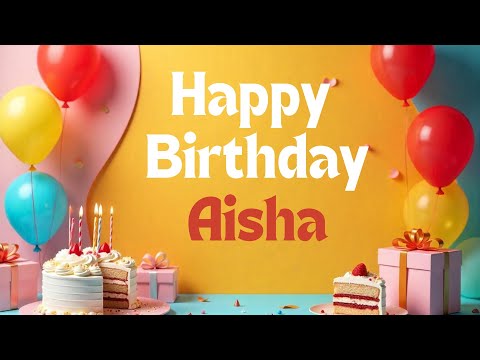 Happy Birthday Aisha! 🎉🎂 A Special Unique Birthday Song Made Just For You!!! Kids Birthday Song!