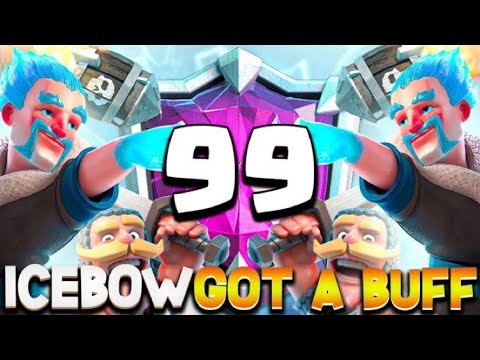 TOP 100 LADDER PUSH with ICE BOW!❄️ -Clash Royale