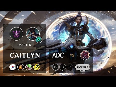 Caitlyn ADC vs Xayah - KR Master Patch 9.22