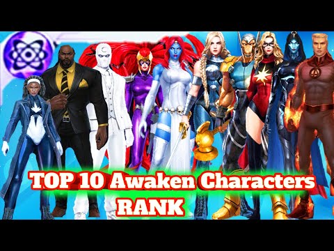 [Top 10 Awaken Characters] l Rank l in marvelfuturefight #mff #rkmff #list #build