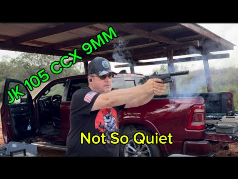 Not So Quiet JK Armament 105 CCX 9mm Suppressor Review - Glock 43X MOS \u0026 Century Arms AP5