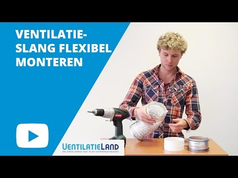 Armar Trading LTD Aluminium flexibele slang 90 mm / 3,55 inch legering luchtkanaal afzuigkap ventilator flexibele buis ventilatiekanaal AF90