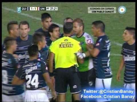 Quilmes 1 Union 3 (Relato Alejo Rivera) Torneo Primera Division 2015