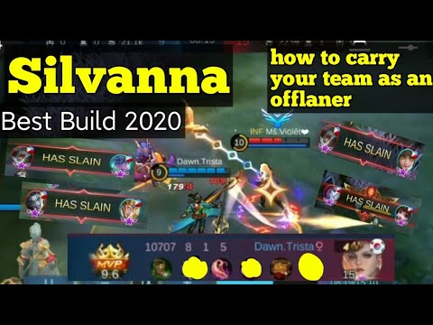 SILVANNA- HOW TO USE HER SKILLS PROPERLY  || TOP GLOBAL RANK || FULL GAME HIGHLIGHTS