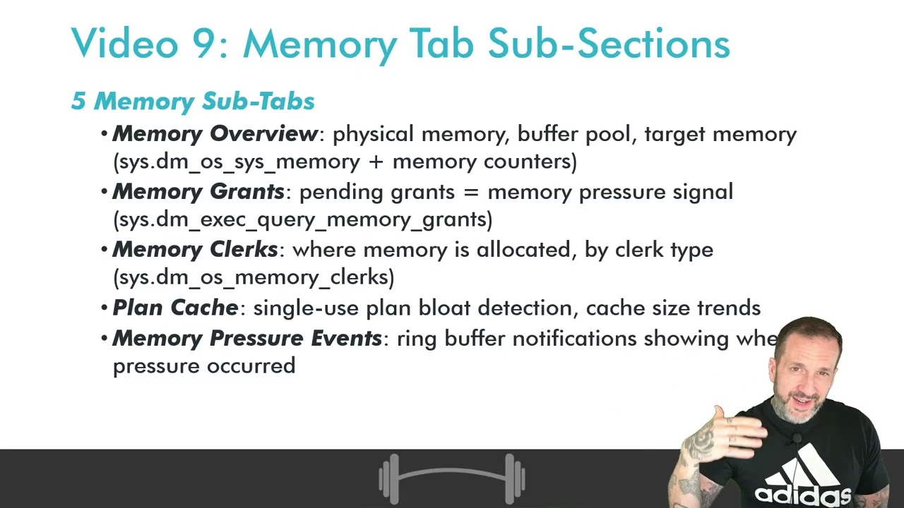 Free SQL Server Performance Monitoring Memory Graphs