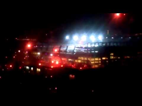 Kibice Wisły podczas meczu z Ruchem