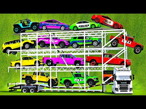 FOUR LEVEL OVERSIZED TRAILER TRANSPORT & LOADING SORGHUM! Farming Simulator 22