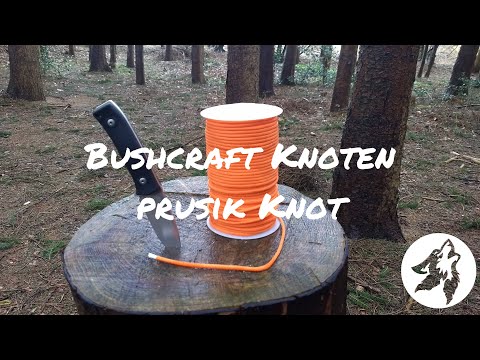 Wie binde ich den Prusik Knoten