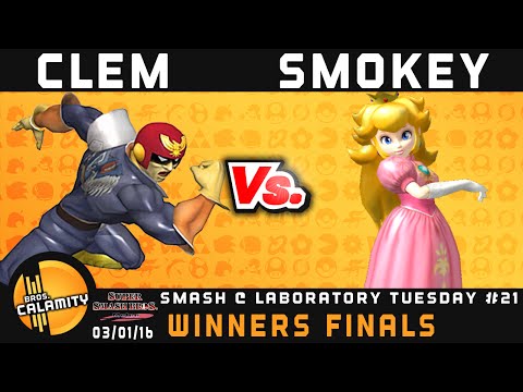 S@LT #21 | Clem Clementine (Falcon) vs Smokey Bluntz (Peach) - Winners Finals - SSBM