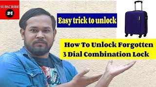 american tourister luggage unlock