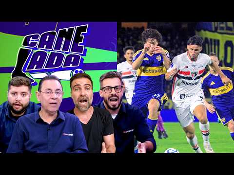 SÃO PAULO PERDE PARA O BOCA JUNIORS NA BOMBONERA E SAI ATRÁS NAS QUARTAS DA SUL-AMERICANA | CANELADA