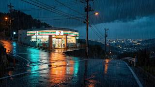 Cozy Japanese Rain Sounds ☔ Mountain Road Ambience for Sleep & Relaxation