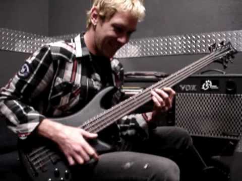 TJ Armstrong Testing his Schecter 8-String at 13th Street Guitars