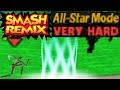 Smash Remix All Star Mode Gameplay With Samus VERY HARD
