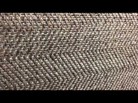 Golden Brown Herringbone Tweed Upholstery Fabric Heavyweight By The Yard 54"W