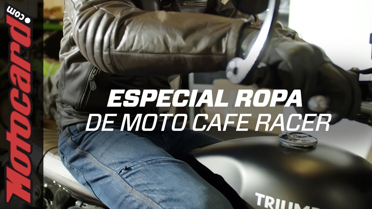 Watch ESPECIAL equipación de moto CAFE RACER 🏍 ¡chaqueta, casco y mucho más! Now ESPECIAL equipación de moto CAFE RACER 🏍 ¡chaqueta, casco y mucho más!