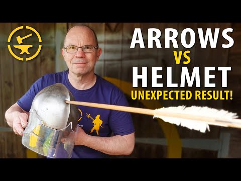 Arrow Vs helmet   unexpected result!