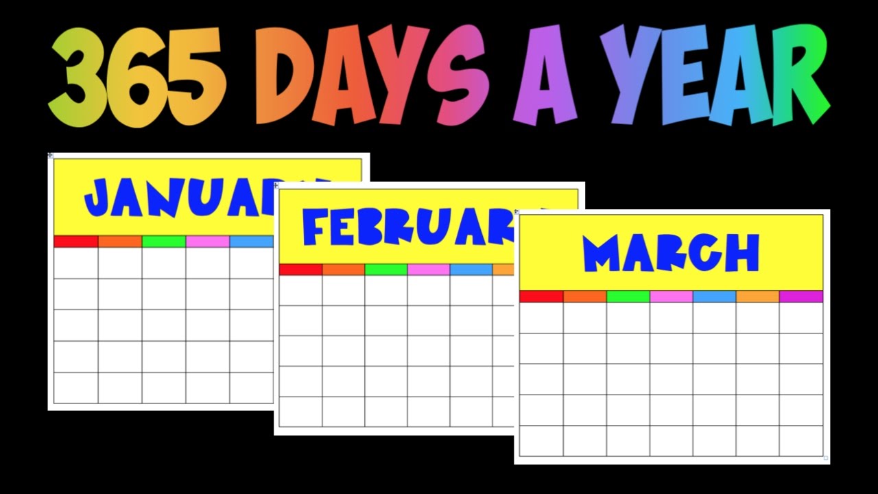 Watch video How many days in a year 365 Days in a Year Song Now How many days in a year 365 Days in a Year Song