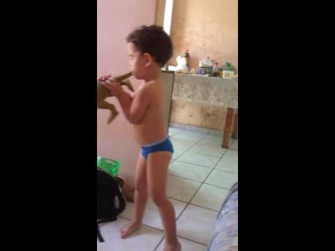 Meu pequeno no sax 🎷