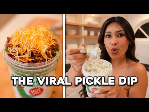 OVER 100G Protein?! My Version of the Viral Pickle Dip!