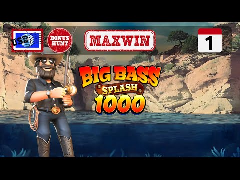 BIG BASS SPLASH 1000  🎣 | MAX WIN | 2025-12-18 | .30 USD | 25000x | BONUS HUNT | STAKE 🇺🇳 | EP1