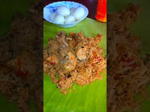 Chicken biriyani, chicken 65, egg and ice cream #shorts #chickenbiriyani