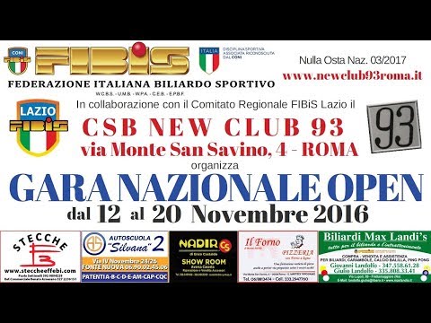 Maggio vs D.Martinelli - Finale Gara Nazionale CSB New Club 93 Roma - 12/20 Novembre 2016