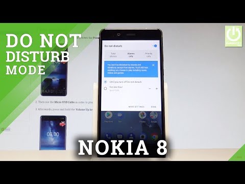 NOKIA 8 DO NOT DISTURB Mode / Enable & Disable Do Not Disturb