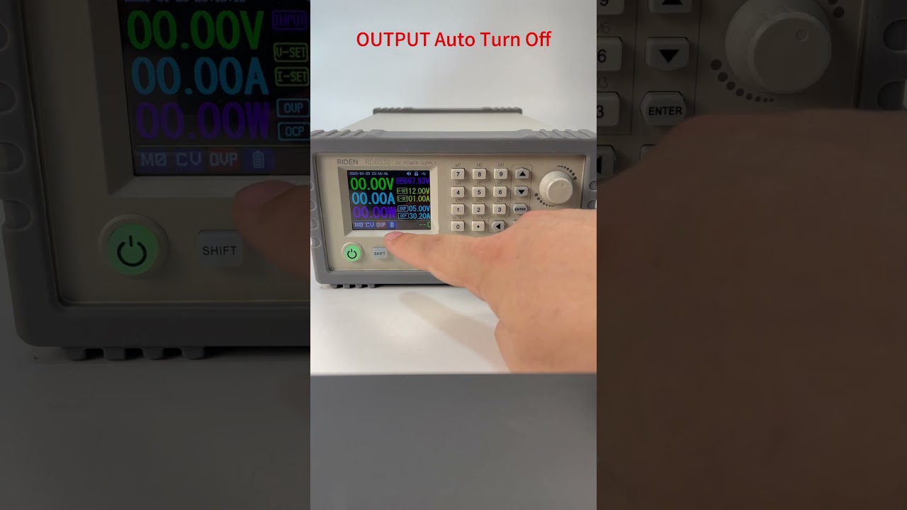 if the output is turned off, there are many reasons, we need to check the display and judge