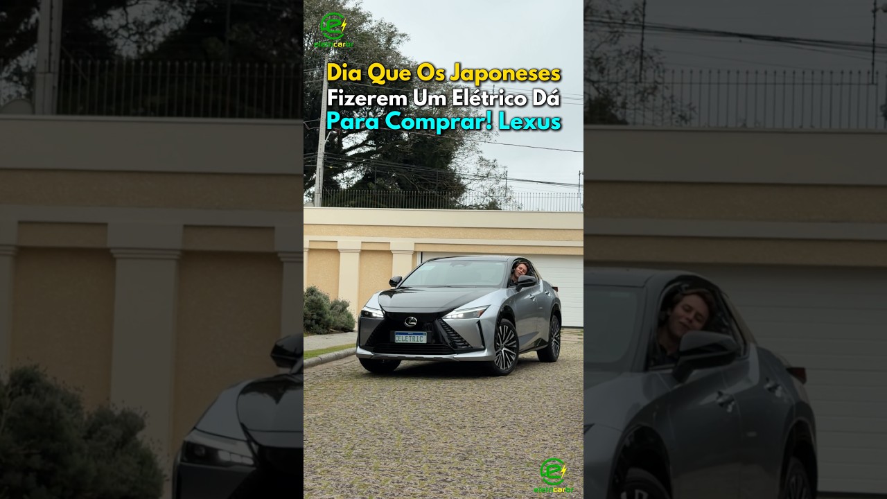 O Dia Que os Japoneses Fizerem Um Elétrico Dá Para Comprar? Lexus RZ 500e⚡