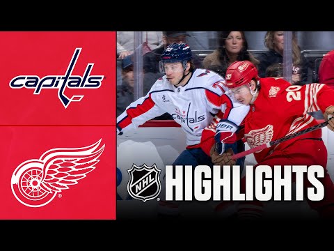 Capitals vs. Red Wings | NHL Highlights | December 21, 2025