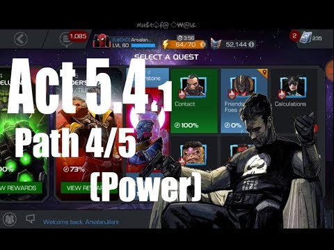 Act 5.4.1 Path 4/5 (Power Path) - Marvel Contest of Champions