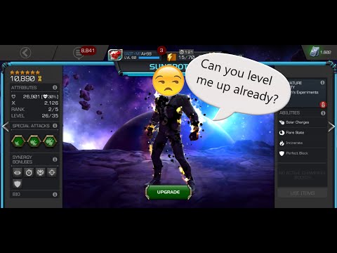 Second attempt to level up 6* Sunspot | Marvel Contest of Champions