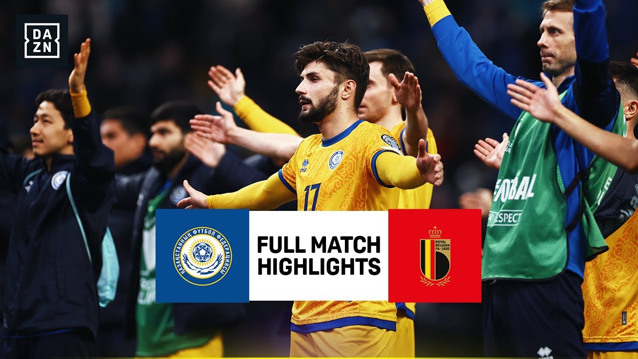 Kazakhstan vs Belgium | European 2026 World Cup Qualifiers