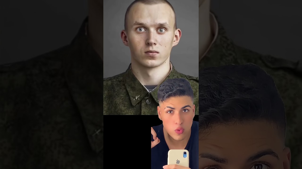 Soldado russo antes e depois da guerra #shorts