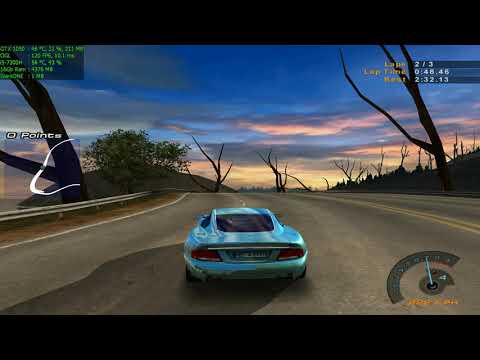 Need For Speed: Hot Pursuit 2 Walkthrough Part 44 - "Aston Martin V12 Vanquish Time Trial"