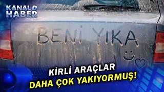 Camlara "Beni Yıka" Yazanlar Haklıymış! Kirli Araba Depoyu Nasıl Boşaltıyor?