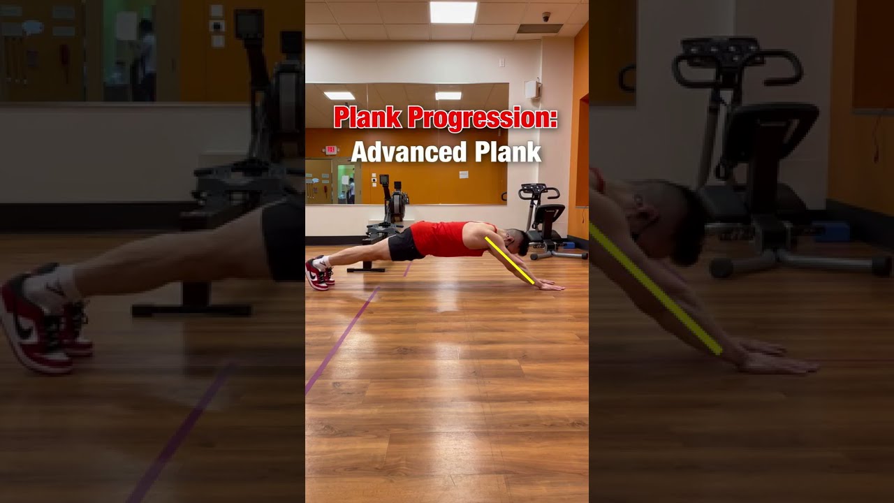 Plank Progression (DO THESE FOR ABS‼️) #shorts
