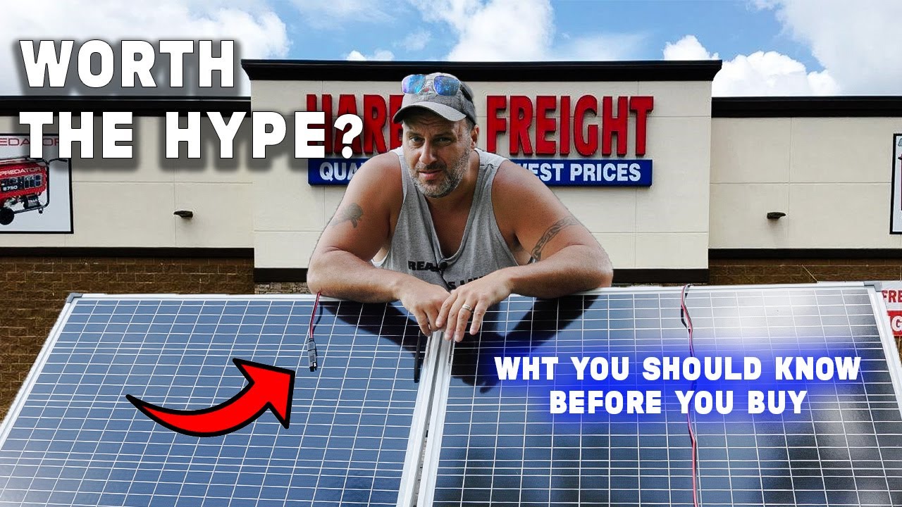 Harbor Freight Solar Panels and WHAT YOU NEED TO KNOW before you buy them