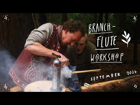 Hand crafted Flutes in the Forest - a 2 Day Branch Flute Workshop by Elhaz Woodcraft
