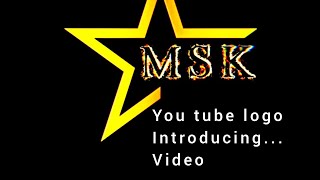 MSK | YouTube Channel Name intro | Video | Manu S Koppar |
