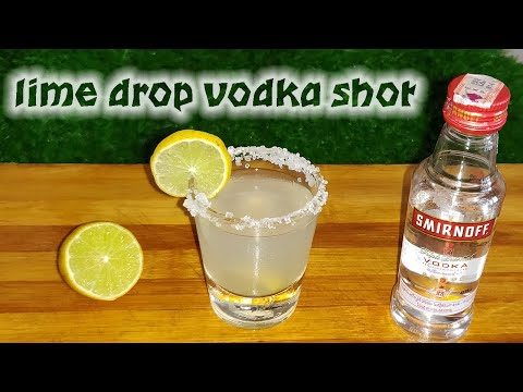 Lime Drop Shots | Easy Vodka Cocktail