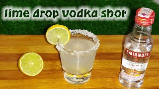 Lime Drop Shots | Easy Vodka Cocktail