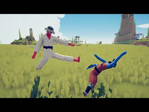 ONE KICK KEVIN 1 vs 1 GRAGON BALL UNITS - TABS - Totally Accurate Battle Simulator
