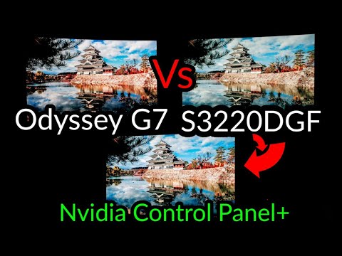 Samsung Odyssey G7 Vs Dell S3220DGF Default/Nvidia Control Panel+ Settings