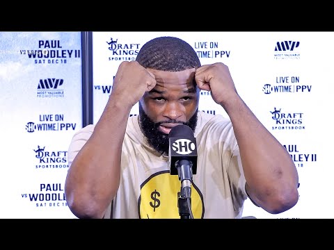 Tyron Woodley • POST-FIGHT PRESS CONFERENCE vs. Jake Paul 2